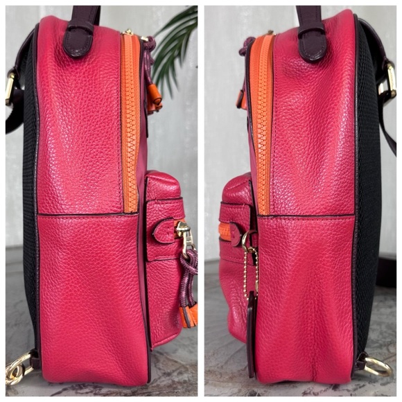 Coach Vale Slingpack F76728 IM/Rouge Multi - Picture 7 of 10